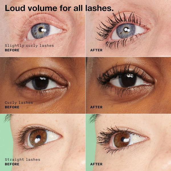 Clinique High Impact High-Fi Full Volume Water-Resistant Mascara | Volumizing, Non-Clumping, Smudge-Proof + Safe for Sensitive Eyes