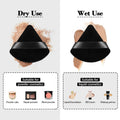 8Pcs of Triangular Powder Puff Makeup Sponges, Made of Super-Soft Velvet, Designed for Contouring, Eye, and Corner, Beauty Blender Foundation