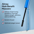 Almay Mascara, Volume, Length, Definition & Conditioning, Multi-Benefit Eye Makeup, Hypoallergenic and Fragrance-Free, 502 Black