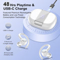 Headphones Wireless Earbuds Sport, Bluetooth 5.3 over Ear Buds Stereo Deep Bass Headset with Earhooks, 48H Wireless Earphones with HD Mic, IP7