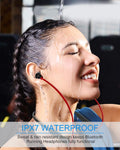 NANAMI Bluetooth Headphones Wireless Earbuds Sports Magnetic Neckband Wireless Headsets, Hifi Stereo Deep Bass Bluetooth 5.0 Earphones IPX7