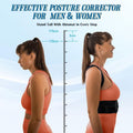 Back Brace Posture Corrector for Men Women (40-45"), Adjustable Full Back Brace and Shoulder Back Straightener, Scoliosis and Hunchback