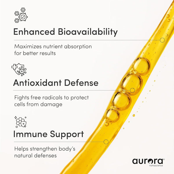 Aurora Nutrascience Mega-Pack Liposomal Vitamin C, Immune Support, 3,000 Mg per Serving, Vegan, Gluten Free, Non-Gmo, 32 Single Serve Packets, Orange
