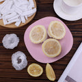 200Pcs Lemon Covers for Squeezing, Reusable Lemon Wedge Bags Stretch Wraps Mesh Lemon Juice Net Squeezer Cloths for Seed-Free Extraction, Ideal