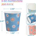 SIUQ 300 Pack 5 oz Paper Cups, Disposable Bathroom Cups, Small Mouthwash Cups, Hot/Cold Beverage Drinking Mini Cup for Party, Picnic, BBQ, Travel