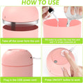 Small Essential Oil Diffuser, 220Ml Aromatherapy Diffusers for Home Fragrance Aroma Diffuser with 7 LED Color Night Light and Auto-Off