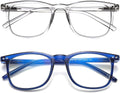 Blue Light Glasses 99% Blue Light Blocking Computer Glasses anti Glare 400 UV & Eye Strain Fake Square for Men Women