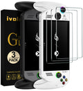 Ivoler 3-Pack Tempered Glass Screen Protector for ASUS ROG Ally/Asus ROG Ally X 7'' 2024/ MSI Claw A1M 2024 Gaming Handheld 7 Inch 2023,