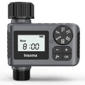 Outdoor Garden Hose Faucet Timers, Programmable Water Sprinkler Timer with Rain Delay/Manual/Automatic Drip Irrigation and Lawn Watering System