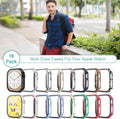 COMMUTER [16 Pack] for Apple Watch Series 10 42Mm Screen Protector, (2024 New) Hard PC Ultra-Thin Protective Face Cover Built-In Tempered Glass