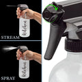 Cornucopia Brands Cleaning Spray Bottles Set, Glass (Set of 4, 16-Ounce); Refillable Trigger Sprayers W/Mist/Stream Settings and Farmhouse Script
