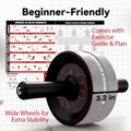 VINSGUIR Ab Roller Wheel, Abs & Core Workout Equipment for Home Gym with Knee Pad Accessories, Abdominal Wheel for Full-Body Strength Training