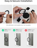 Iottie Universal Magsafe Ring Adapter for Android (2 Pack). Magnetic Adapter Ring Compatible with Magsafe Accessories & Wireless Chargers,