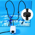 AQUANEAT 25 Feet Aquarium Airline Tubing, Standard 3/16" Tubing, Air Pump Accessories,With Air Stones, Check Valves, Suction Cups and Connectors