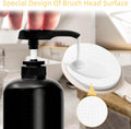 LFJ 19" Long Handle Shower Sponge Brush Set, 3 in 1 Body Brush, Bath Sponge and Lotion Applicator Improved Skin Health, Suitable for Men and Women