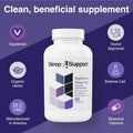 Sleepsupport - Natural Sleep Aid for Adults to Help Promote Calm and Relaxation - Organic Sleep Supplement with Ashwagandha, Valerian Root,