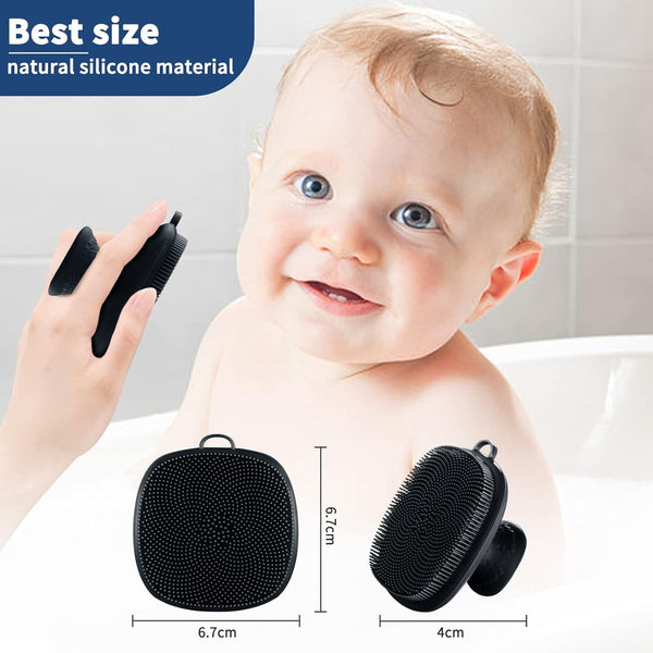 VWMYQ Face Scrubber, Pore Scrubber Silicone Face Scrubber for Men,Silicone Face Wash Brush Manual Waterproof Cleansing Skin Care Face Brushes for