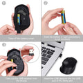 Cimetech Wireless Mouse, 2.4G Wireless Ergonomic Optical Mouse, Slim Silent Mouse with USB Receiver and 3 Adjustable DPI Cordless Computer Mouse