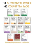 TAZO Tea Bags Sampler Assortment Variety Pack Gift Box (42 Count) 14 Different Flavors Gifts for Her Him Women Men Tea Lovers Couples Family