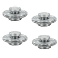CAMPINGMOON 4Pcs Cap for Camping Gas Fuel Canister with EN417 Lindal Valve M-108-4P