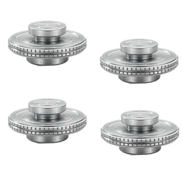 CAMPINGMOON 4Pcs Cap for Camping Gas Fuel Canister with EN417 Lindal Valve M-108-4P