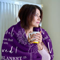 Get Well Gifts for Women after Surgery - Hug Blanket - Thinking of You Gift for Mom Friend Sister - Feel Better Inspirational Gifts for Women -