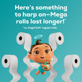 Angel Soft Toilet Paper, 4 Mega Rolls = 16 Regular Rolls, Soft and Strong Toilet Tissue