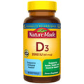 Nature Made Vitamin D3 2000 IU (50 Mcg), Dietary Supplement for Bone, Teeth, Muscle and Immune Health Support, 90 Softgels, 90 Day Supply