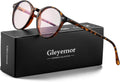 Gleyemor Blue Light Glasses for Men Women, Vintage round Frame Computer Eyeglasses