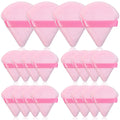 Thrilez 20Pcs Triangle Powder Puff, Loose Powder Puffs Makeup Puff for Face Powder, Setting Powder Puff for Make Up, Face Puff Pads for Press