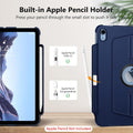 Fintie Rotating Case for iPad (A16) 11th Generation 11 Inch (2025), iPad 10th Generation 10.9 Inch (2022) - [Built-in Pencil Holder] 360 Degree