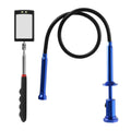 Telescoping Inspection Mirror with LED Lights?Flexible Claw Grabber Tool Magnetic 4 Claw Picker. Combination Tool Set. Easy to Extendable Observe