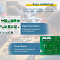 EIELE Soldering Practice Kits Electromagnetic Emitter DIY Soldering Project Electronic Kits Mini Voltage Converter Module Suitable for Students