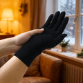 WANDER Gloves for Men Womens Lightweight Merino Wool Touchscreen Thermal Knit Running Winter Glove Liners