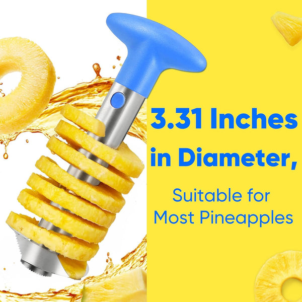 Pineapple Corer, [Upgraded, Reinforced, Thicker Blade] Newness Premium Pineapple Corer Remover, Stainless Steel Pineapple Core Tool for Home &