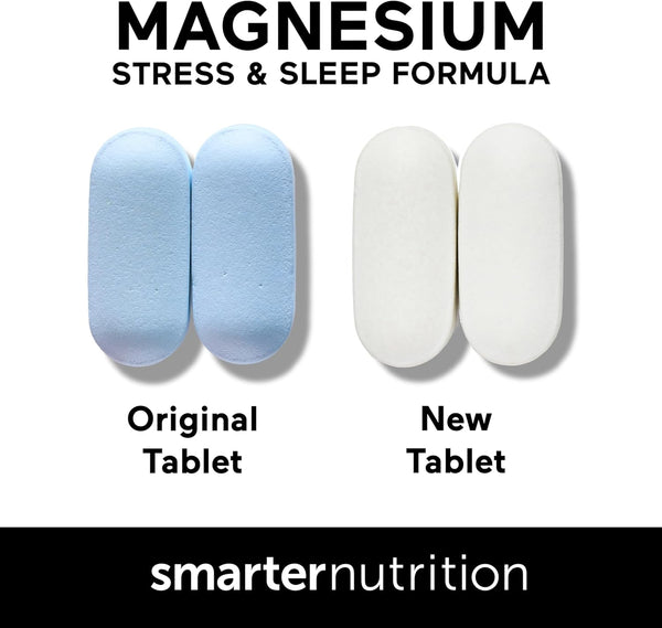 Smarter Nutrition Magnesium Complex - Chelated Magnesium Glycinate + Citrate, Malate for Sleep, Relaxation, Muscle & Nerves + Clinically Proven