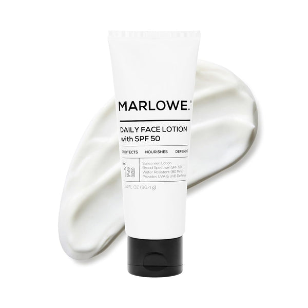 No. 128 Men'S Facial Lotion with Sunscreen SPF 50, 3.4 Oz, Oil-Free, Lightweight Daily Face Moisturizer for Men, Includes Natural Extracts to