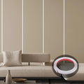 Peel and Stick Wall Trim, Flexible Mirror Edging, Finish Molding for Ceiling Floor Tile Edge Furniture and Home Decoration (Matte White, 196.8" X