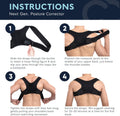 Copper Compression Posture Corrector for Men & Women - Adjustable Copper Infused Orthopedic Brace for Pain Relief from Bad Posture, Slumping -
