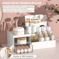 Subsky Makeup Organizer with Drawers, Easy Storage for Beauty Products Brushes, Multifunction Plastic Desk Organizer, Cosmetics Organizer for