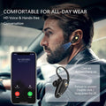 Bluetooth Headset, V5.0 Ultralight Wireless Headphone Cell Phone Earpiece with Mic Headsetcase,Volume Control, Handsfree Earbud,Compatible with