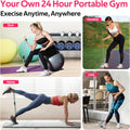 Figure 8 Fitness Resistance Bands with Handles - Exercise Tube Band Set of 3 for Arm and Shoulder Stretch, Rope 8 Word Elastic for Women and Men