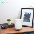 ASAKUKI 300ML Essential Oil Diffuser, Quiet 5-In-1 Premium Humidifier, Home Fragrance Aroma Diffuser with 7 LED Color Changing Light and Auto-Off