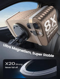 Lamicall 15W for Magsafe Car Mount Charger - [3-In-1 Upgraded Intelligent Chip] 360Â° Wireless Car Phone Holder Charger Vent Dashboard Magnetic