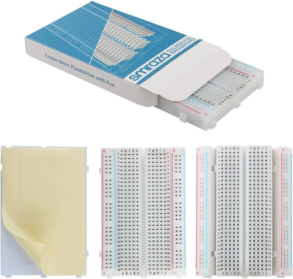 Basic Starter Kit for Arduino Project,Breadboard, Power Supply, Jumper Wires, Resistors, LED, Electronic Fun Kit Compatible with Arduino R3