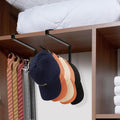 Tumbler Lid Organizer, Horizontal Tumbler Lid Storage Hook up to 10 Lids, Space Saving Cup Lid Holders under Cabinet Tumbler Lid Hook for Kitchen