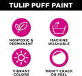 Tulip Puff Paint Slick White 4 Fl Oz (Pack of 1)