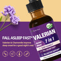 Valerian Root Sleep Support Drops, Passion Flower, Chamomile, Lavender, Soursop Leaves, & Hibiscus Herb Extract Supplement Tincture for Sleep