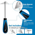Dekeones 8-Inch Paint Shave Hook, Stainless Steel Paint Shaver with Replacement Blades (Triangle + Combination + Heart), Painting Scrapers & Paint