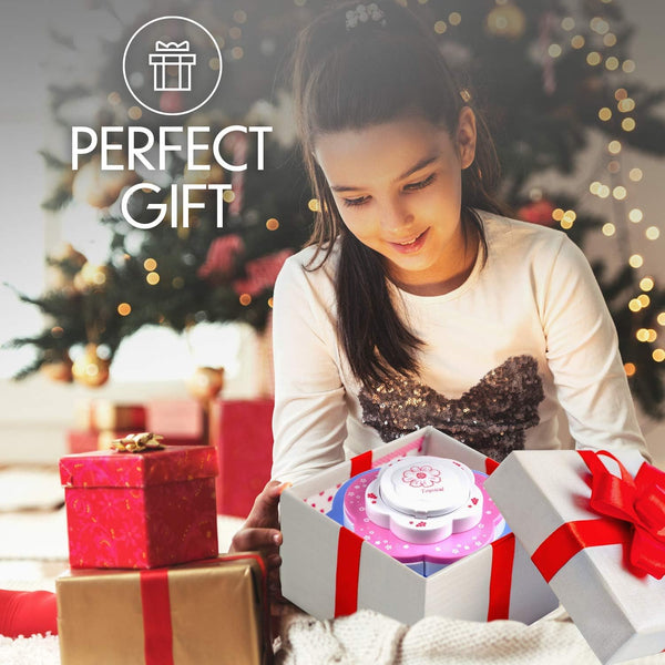 Toysical Makeup Kit for Teens - Flower Palette Gift Set for Teen Girls and Women - Makeup for Girls 10-12 - Petals Expand to 3 Tiers - Variety